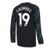 Billige Manchester City Julian Alvarez #19 Tredje Fodboldtrøjer 2023-24 Langærmet